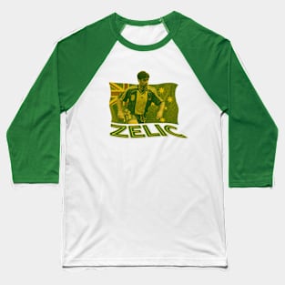 Retro Socceroos - NED ZELIC Baseball T-Shirt